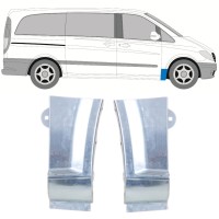 Skærmkant reparationsplade til Mercedes Vito W639 2003-2014 / Venstre+Højre / Sæt 16811