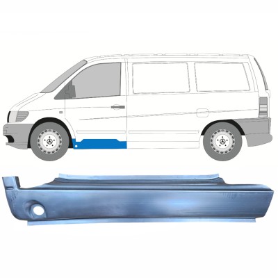 Reparationsdel til forreste dørtrin til Mercedes Vito I W638 1996-2003 / Venstre 8832