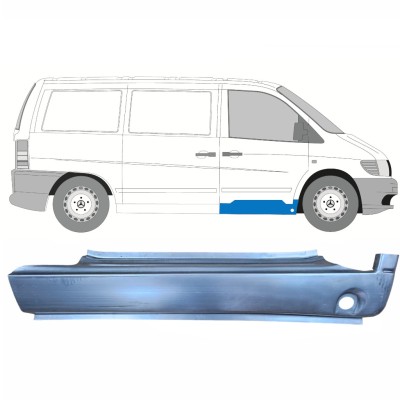 Reparationsplade til forreste dørpanel til Mercedes Vito I W638 1996-2003 / Højre 8831