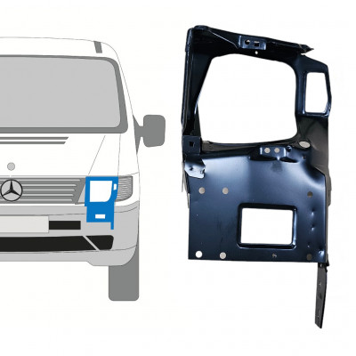 MERCEDES VITO 1996-2003 FORLYGTEHOLDER / VENSTRE