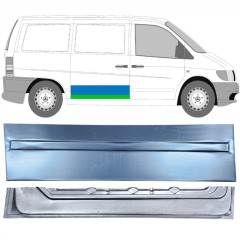 Reparationsplade skydedør indre og ydre til Mercedes Vito I W638 1996-2003 / Højre / Sæt 12048