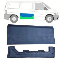Reparationsplade skydedør indre og ydre til Mercedes Vito I W638 1996-2003 / Højre / Sæt 11993