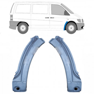 Forreste hjulkasse til Mercedes Vito 1996-2003 / Venstre+Højre / Sæt 9787