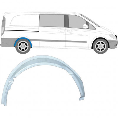 MERCEDES VITO 2003-2010 INDRE BAGBOG / HØJRE