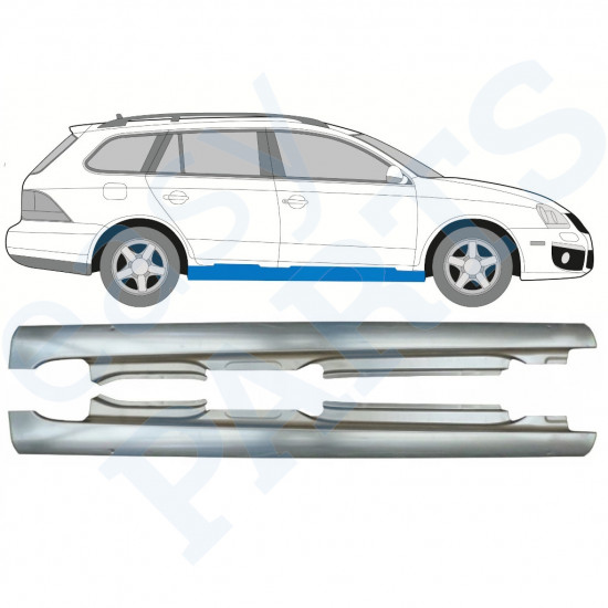 Dørpanel reparationsplade til VW Golf 5 Variant VW Jetta 2005-2010 / Venstre+Højre / Sæt 10011