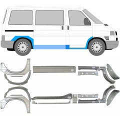 Reparationspanel til dørpanel forskærm og bagskærm til Volkswagen Transporter T4 1990-2003 / Sæt 7147