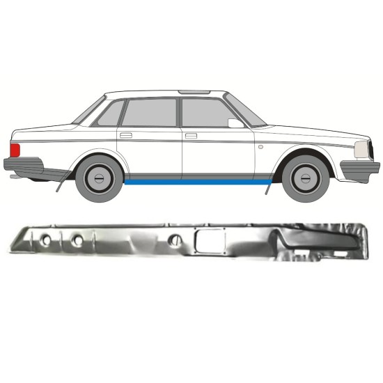 Dørpanel reparationsplade indvendig til Volvo 240 1975-1993 / Højre 16109