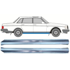 Reparationsplade til nederste del af dørpanel til Volvo 240 1975-1993 / Venstre / Højre / Sæt 12775