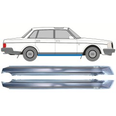 Dørpanel til Volvo 240 1975-1993 / Venstre / Højre / Sæt 12772