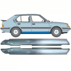 Dørpanel til Volvo 340 360 1975-1991 / Venstre+Højre / Sæt 10768