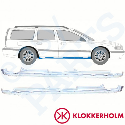 VOLVO V70 2000-2007 REPARATIONSDEL TIL DØRPANEL / SÆT