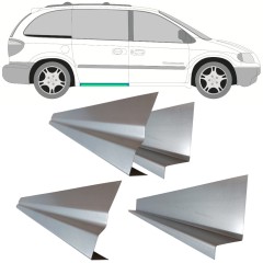 Reparationspanel til skydedørsdørpanel indre + ydre til Chrysler Voyager 2000-2008 / Venstre = Højre (symmetrisk) / Sæt 11195