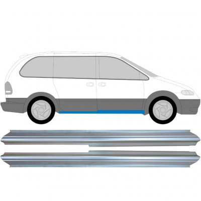 Dørpanel reparationsplade til Chrysler Voyager Dodge Caravan 1996-2001 / Venstre+Højre / Sæt 6430