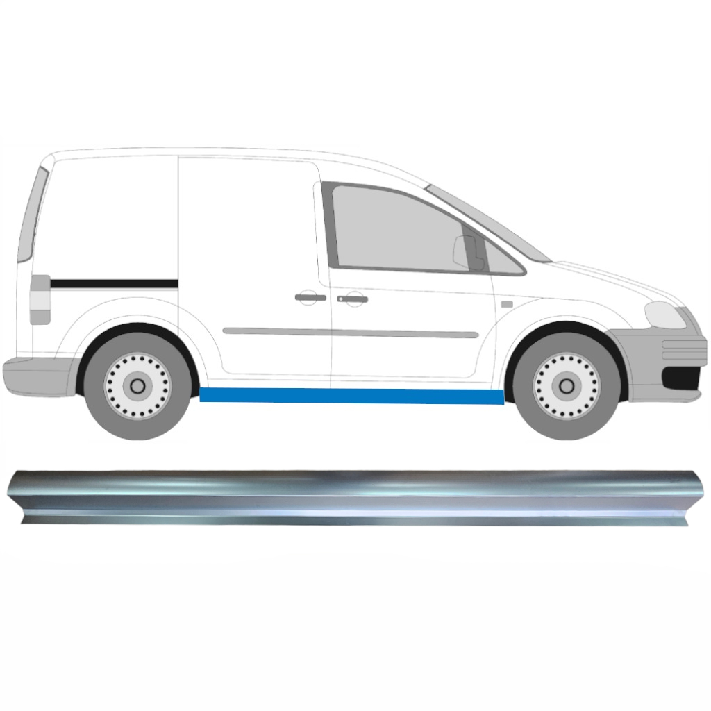 Dørpanel Reparationsplade Til Vw Caddy 2004-2015 / Venstre = Højre (Symmetrisk) 7080