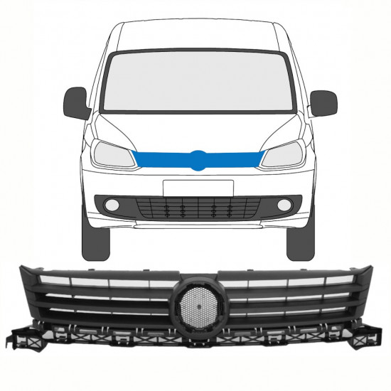 Grill til Volkswagen Caddy 2010-2015 8414