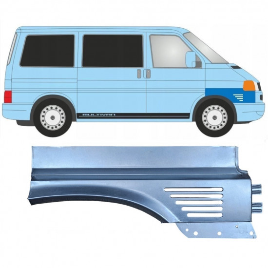 Skærmkant reparationsplade til VW Transporter T4 Caravelle 1996-2003 / Højre 7736