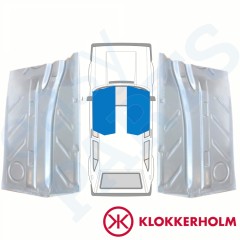 Forreste gulvplade til Volkswagen Golf 1 1974-1985 / Venstre+Højre / Sæt 10340