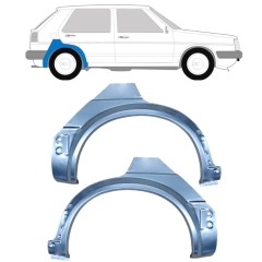 Bagskærm reparationspanel til Volkswagen Golf 2 1982-1992 / Venstre+Højre / Sæt 9679