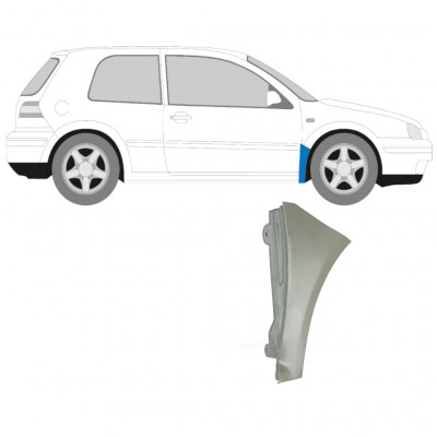 Skærmkant reparationsplade til VW Golf MK4 1997-2006 / Højre 7232