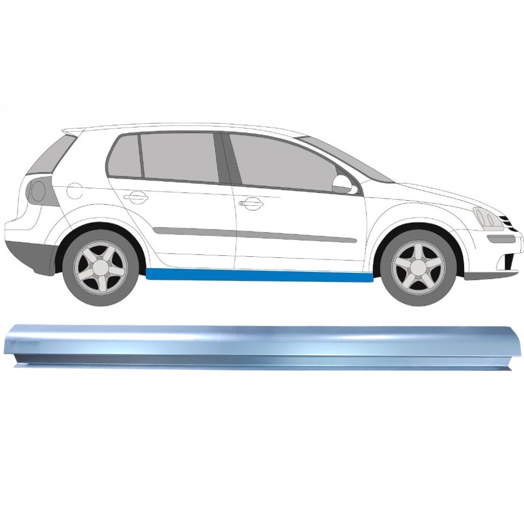 Dørpanel Reparationsplade Til Vw Golf 5 2003-2009 / Venstre = Højre (Symmetrisk) 11268