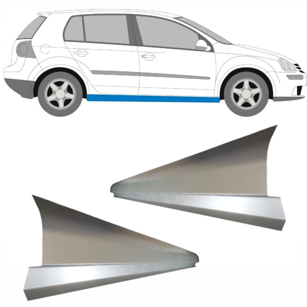 Dørpanel Reparationsplade Til Vw Golf 5 2003-2009 / Venstre = Højre (Symmetrisk) / Sæt 11269