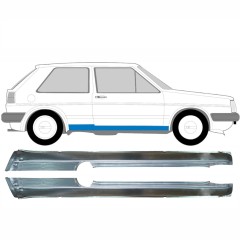 Dørpanel til Volkswagen Golf 2 1982-1992 / Venstre+Højre / Sæt 9407