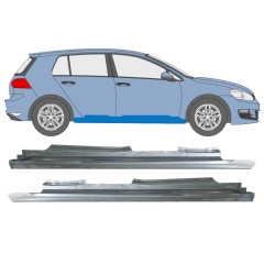 Dørpanel til Volkswagen Golf 7 2012- / Venstre+Højre / Sæt 9973