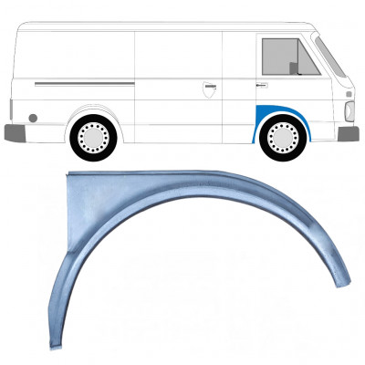 Skærmkant reparationsplade til Volkswagen LT 1975-1996 / Højre 7952