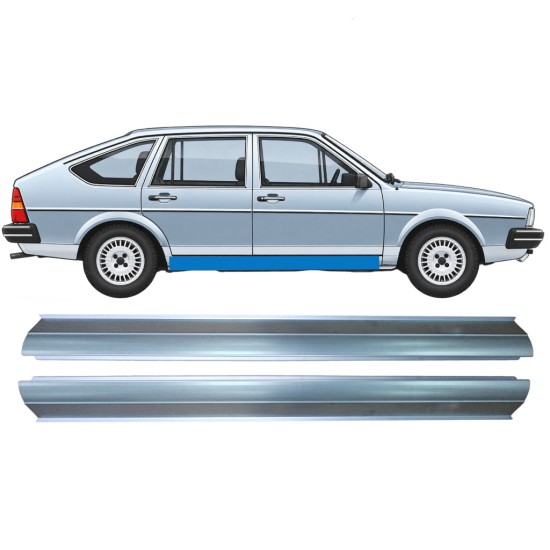 Dørpanel reparationsplade til Volkswagen Passat B2 1980-1988 / Venstre = Højre (symmetrisk) / COMBI / SEDAN / HATCHBACK / Sæt 11262