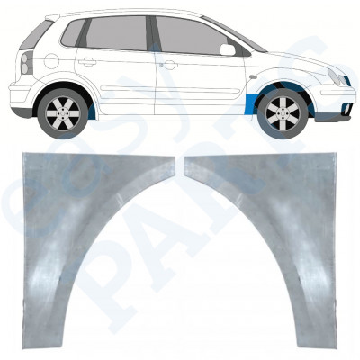 VW POLO 2001-2009 REPARATIONSSÆT TIL FRONTVINGE / SÆT