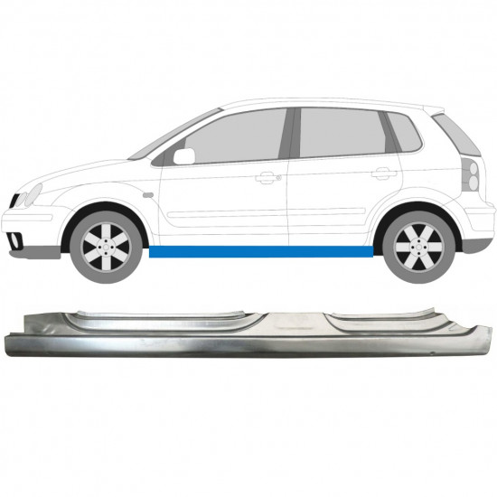 Dørpanel til VW Polo 2001-2009 / Venstre 5090