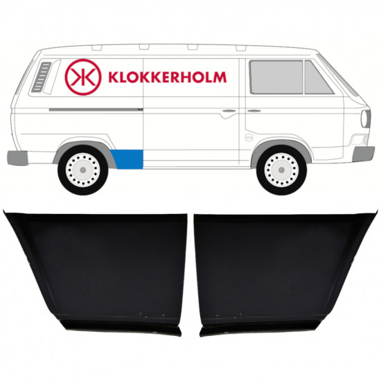 VW T3 1979-1992 REPARATIONSDEL TIL BAGSKÆRM / SÆT