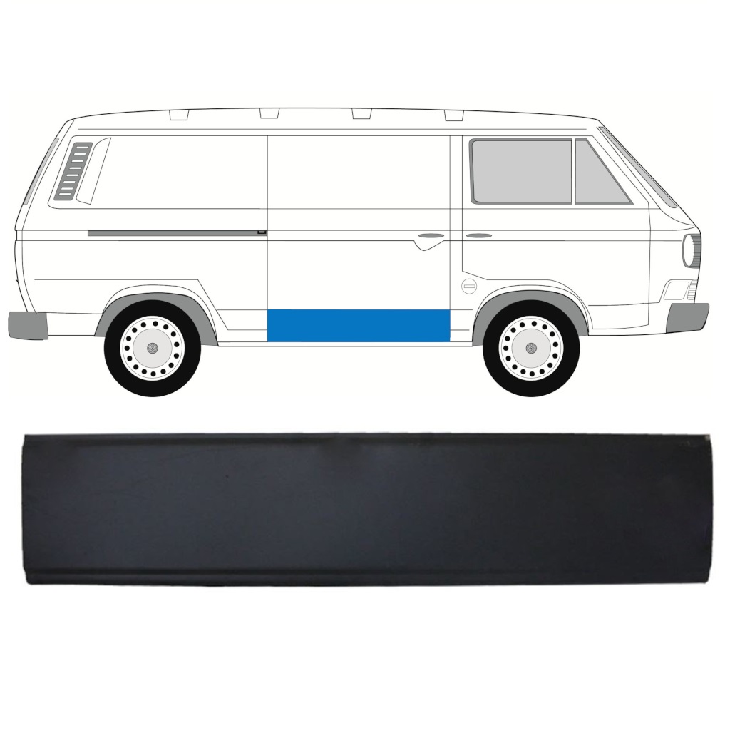 VW T3 1979-1992 REPARATIONSDEL TIL SKYDEDØRE / HØJRE