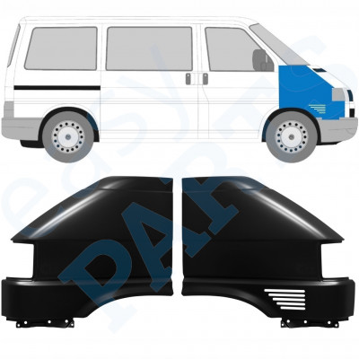 Forskærm til VW Transporter T4 1996-2003 / Venstre+Højre / Sæt 10583