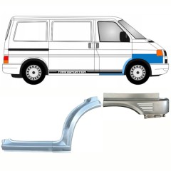 Dørpanel + forreste hjulkasse + forskærm til Volkswagen Transporter T4 1996-2003 / Højre / Sæt 10041