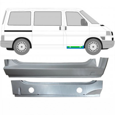 VW T4 1990-2003 FRONT INDRE + YDRE REPARATIONSDEL DØRPANEL / SÆT / HØJRE