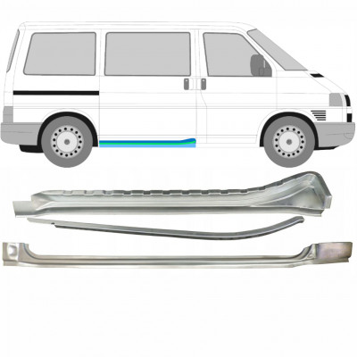 VW T4 1990-2003 SKYDEDØRE REPARATIONSDEL TIL DØRPANEL / SÆT / HØJRE