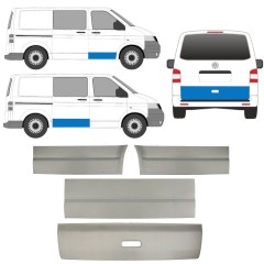 Reparationspanel til dør til Volkswagen Transporter T5 2003-2015 / Venstre+Højre / Sæt 11394