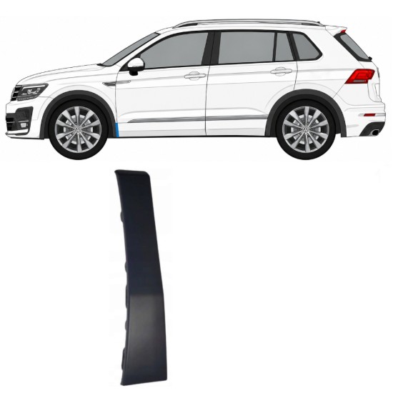 Skærmforøger foran til Volkswagen Tiguan 2016-2020 R-Line / Venstre 14864