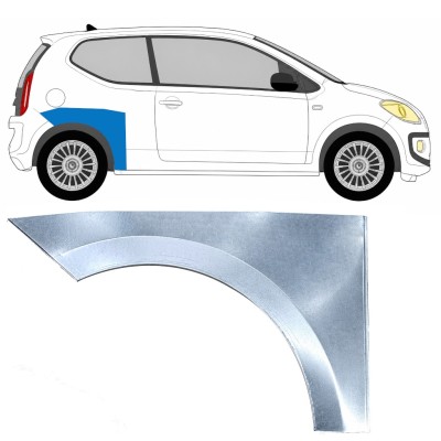 Bagskærm reparationspanel til Volkswagen UP! 2011- / Højre 17208