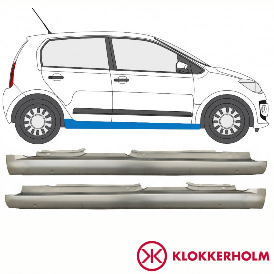 VOLKSWAGEN UP! 2011- 5 DØR REPARATIONSDEL TIL DØRPANEL / SÆT