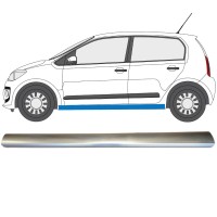 Reparationsplade til nederste del af dørpanel til Volkswagen UP! 2011- / Venstre 14819