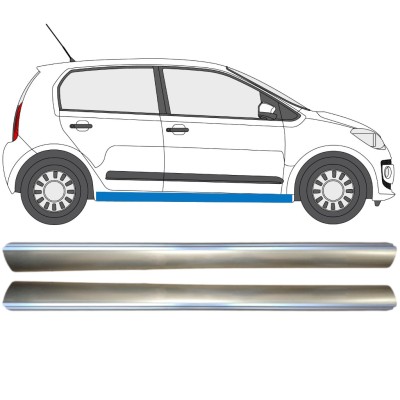 Reparationsplade til nederste del af dørpanel til Volkswagen UP! 2011- / Venstre+Højre / Sæt 14820