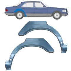 Bagskærm reparationspanel til Mercedes S-Class W126 1979-1991 / Venstre+Højre / Sæt 9644