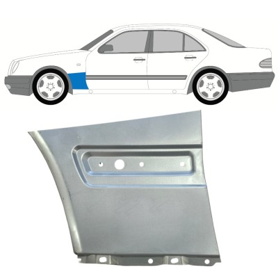 Skærmkant reparationsplade til Mercedes E-Class W210 1995-2003 / Venstre 14702