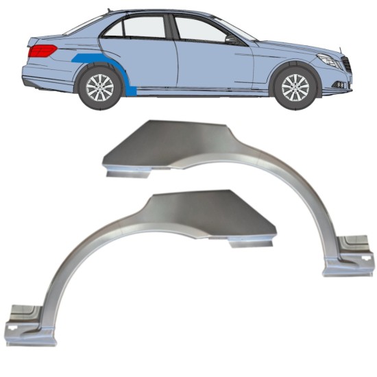Bagskærm reparationspanel til Mercedes-Benz E-Class W212 2009-2016 / Venstre+Højre / Sæt 14867 Bagskærm reparationspanel til Mercedes-Benz E-Class W212 2009-2016 / Venstre+Højre / Sæt 14867
