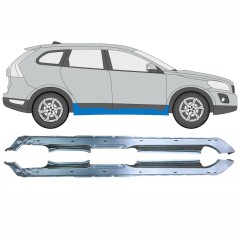 Dørpanel til Volvo XC60 2008-2017 / Venstre+Højre / Sæt 10345