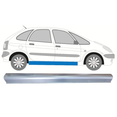 Reparationsplade til nederste del af dørpanel til Citroen Xsara Picasso 1999-2012 / Højre 16888