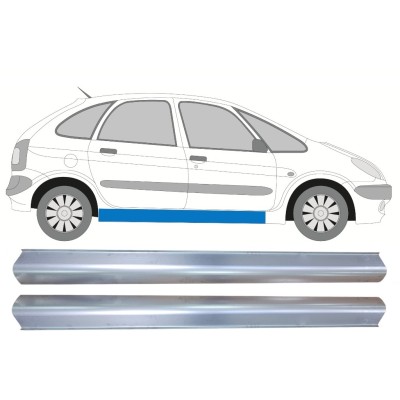 Reparationsplade til nederste del af dørpanel til Citroen Xsara Picasso 1999-2012 / Venstre+Højre / Sæt 16890