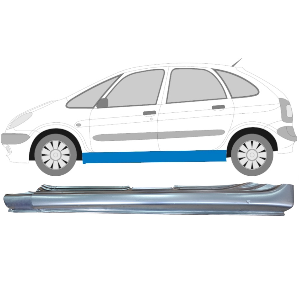 Dørpanel Reparationsplade Til Citroen Xsara Picasso 1999-2010 / Venstre 5194
